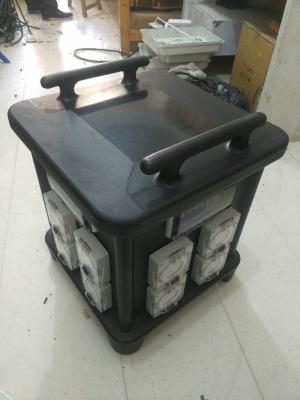 China Easy Handling Mobile Distribution Board Movable Distro Box With MCB Protection for sale