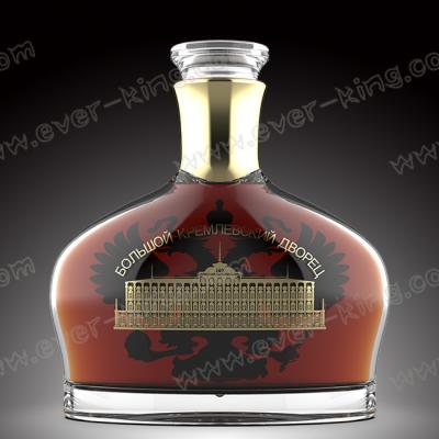 China OEM 750 ML Super Flint Brandy Glass Bottle for sale