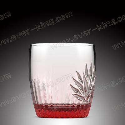 China Custom Soda Lime Drinking Beer Glass Round Shaped for sale