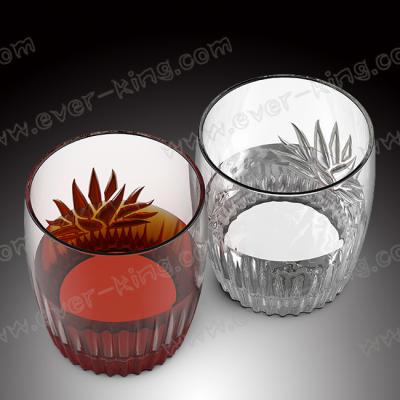 China La ronda de encargo 2OZ coloreó el vaso de medida de cristal claro de la taza en venta
