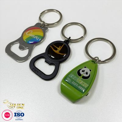 China High Quality Advertising Promotion Gifts Zinc Alloy Custom LOGO Special Personal Keyring Blank Metal KeyChain For Bottle Opener en venta