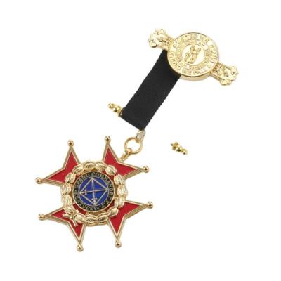 China Custom Anniversary badges President commemorative Medallion medal emblem Medal of Honor for sale