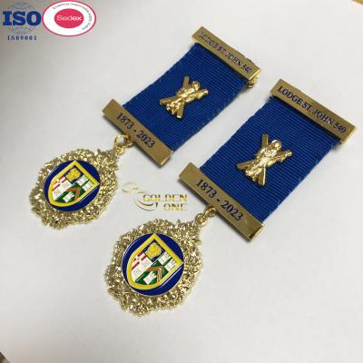 China Good Quality Plastic Metal Medal Blank Sports  Advanced Religious Association Gold Silver Bronze Medal Award for sale