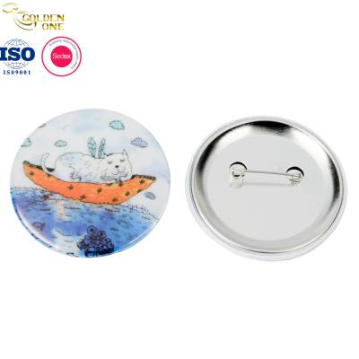 Cina Hot Sale Cheap  Presse Custom Shape  Mould Sublimation Printing Blank Badge Pin Brooch Tin Button Badge in vendita