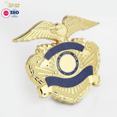 China Star Shape Lapel Pin Badge 3D Figure Emblem Metal Zinc Alloy Soft Enamel for sale