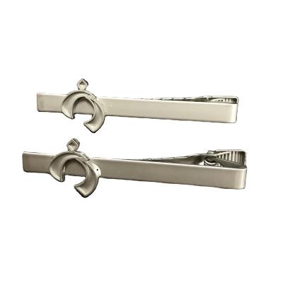 China Personalized Airplane Shirt Tie Clip Men Zinc Alloy Metal Tie Bar Cufflinks for sale