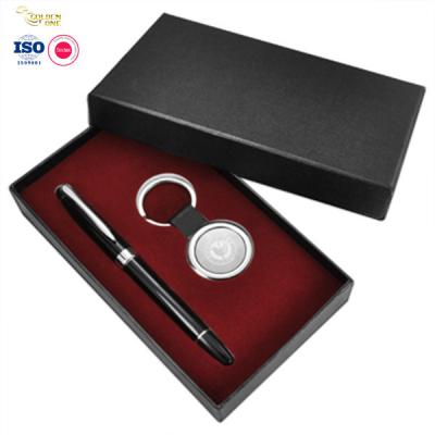 China stationery set gift luxury promotional gift set custom black business gift set for father men for sale