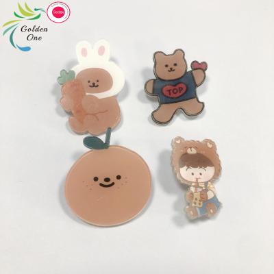 China Nova Chegada Cão Adorável Criança Cartoon Metalicos Broche Metal Suave Esmalte Lapel Pins Acrílico Emblema Para Homens de Traje à venda