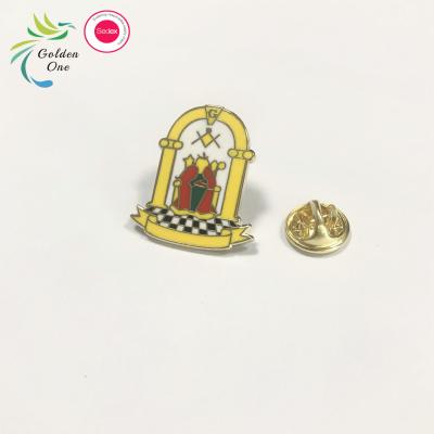 China Blank Cute Custom Logo Soft Enamel USA Masonic Badge Princess Cloud Bicycle Lapel Pin For Clothes en venta