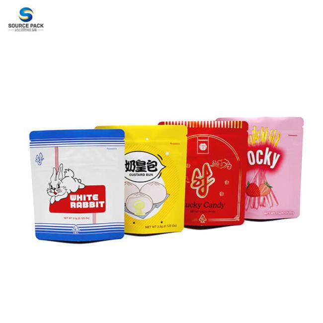 Customize 5 Gallon Mylar Bag With Child-Proof Zipper For CBD
