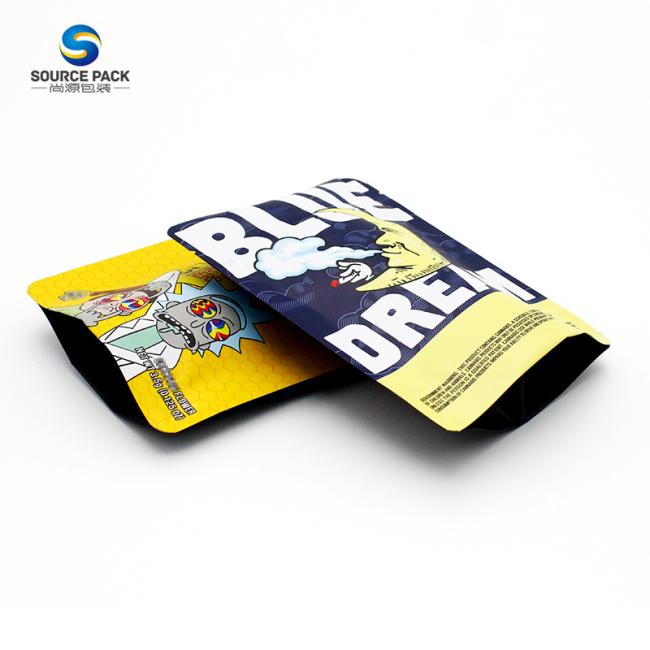 Mylar Zipper Childproof Smell Proof Packaging Weed Packing Bag Personal Printing