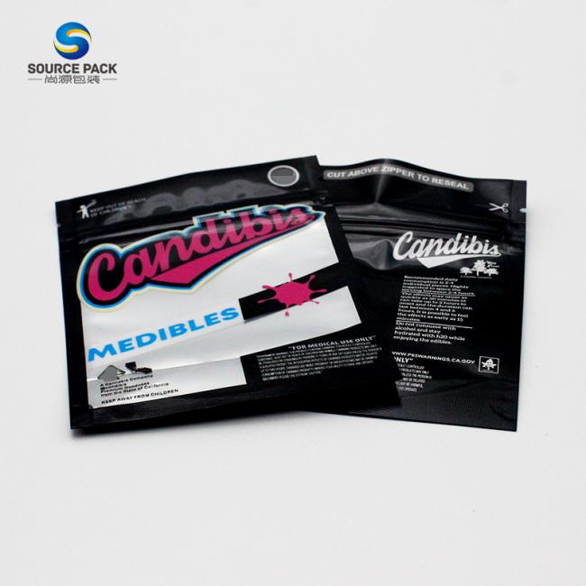 Laminated Resealable Packaging Smell Proof Custom Mylar Bags