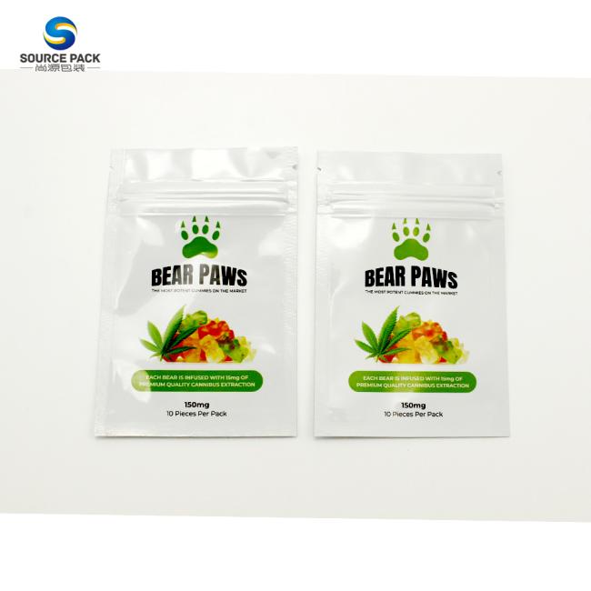 Packaging Custom Gummies Candy Edible Stand Up Pouch Packaging Mylar Bags