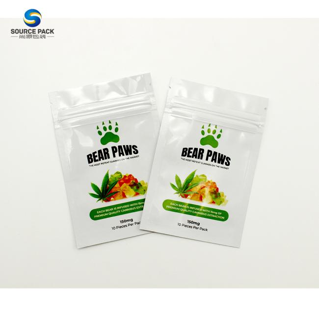 Packaging Custom Gummies Candy Edible Stand Up Pouch Packaging Mylar Bags