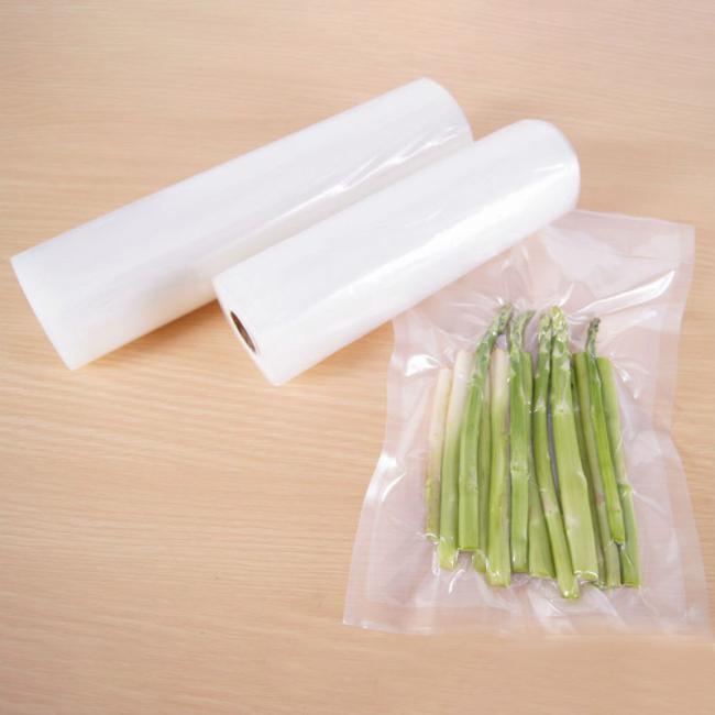 Food Packaging Vacuum Bag Rolls Film with Single Side Embossed