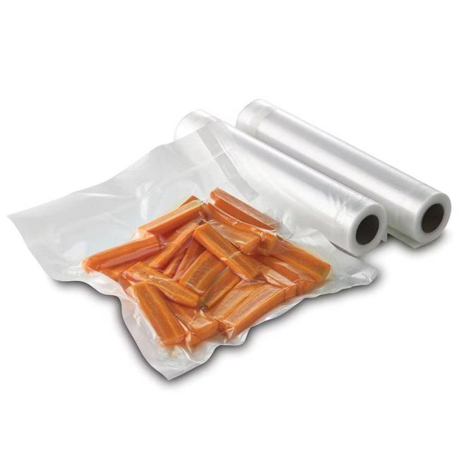 Food Packaging Vacuum Bag Rolls Film with Single Side Embossed