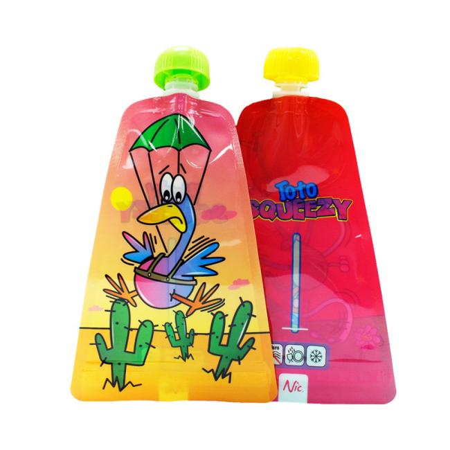 Customized Spout Pouch Packaging Nozzle Bag for Beverage Juice
