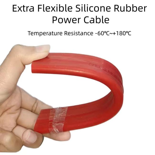 Flame retardant silicone rubber sheathed power cable wire