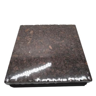 China Black Cork Wall Expanded Cork Boards Thermal Sound Insulation Sheet Panel for sale
