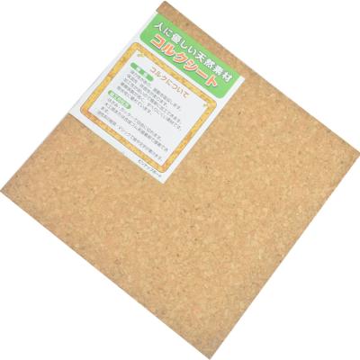 China FSC Wearproof Natural Cork Sheet Self Healing For Bulletin Notice Memo Board for sale