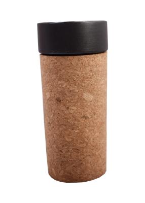 China ISO9001 Custom Cork Cup Sleeve Antiskid Thermal Insulation For Glass Water Bottle for sale