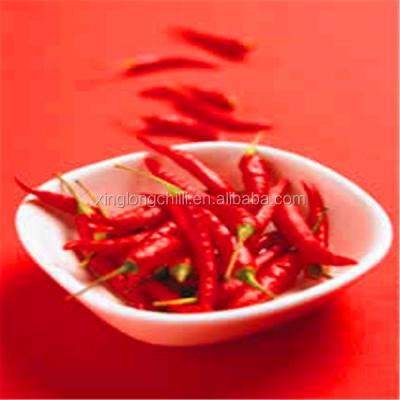China Small Red Yidu Dried Hot Chillies Peppers Allergen Info May Contain Sulfites 25000 - 30000shu for sale