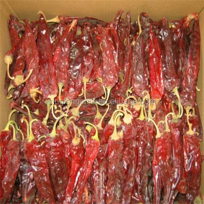 China Spain Origin Dried Red Hot Chili Peppers With Stem Irresistible Flavor 12000shu for sale
