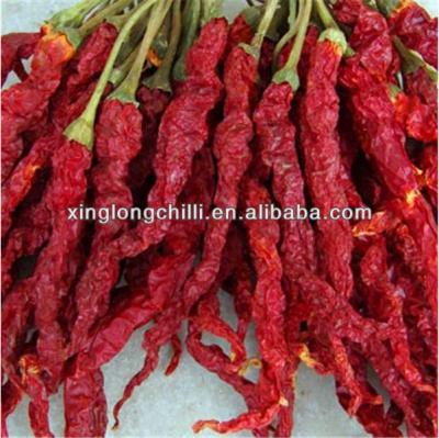 China Chiles secados buen gusto SHU 5000 de Chili De Arbol Mild Dried Red en venta