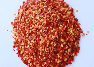 China Seeded Crushed Chilli Peppers Dried Red Chile 100% Pure HACCP for sale