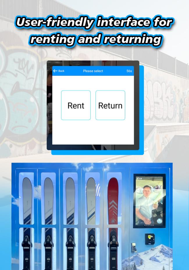 The interface of rental is friendly for renting and returning.