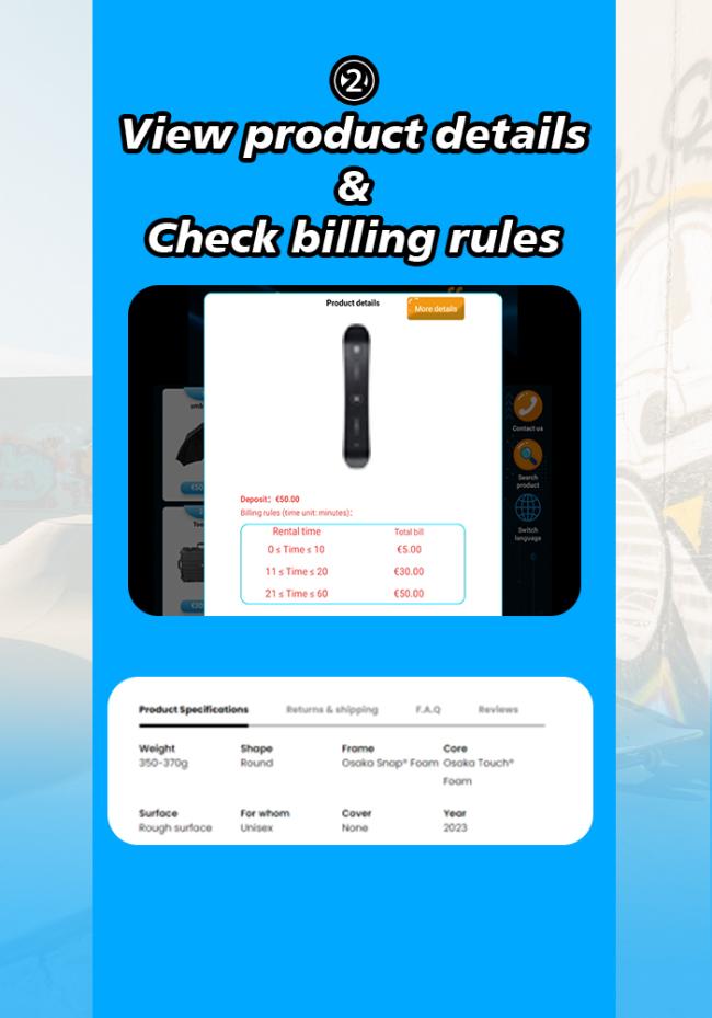 Then view the product detail and check the billing rules.