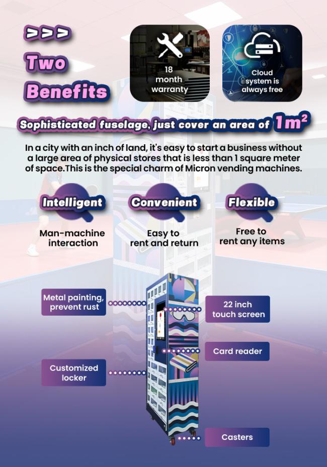 We offer 18-month warranty for this locker vending machine.