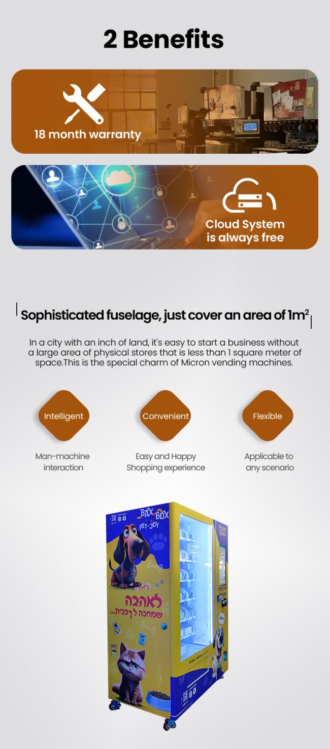 We offer 18-month warranty for your locker vending machine