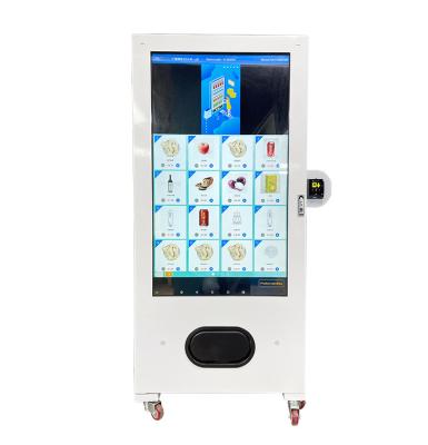 Китай Автомат английского языка платежа наличными Sprial закуски большого сенсорного экрана комбинированный и рекламы соды для рынка евро продается