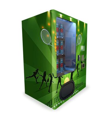 China Mini Tennis Vending Machine Supports Card Readers And Cash Payment Systems for sale