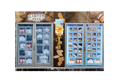 China A máquina de venda automática esperta 240V 10KWh do pão personaliza a cor à venda