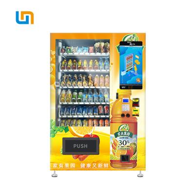 Chine Pot de salade en boîte pour mettre les distributeurs automatiques en bouteille avec l'écran tactile de 22 pouces, distributeur automatique d'écran tactile, micron à vendre