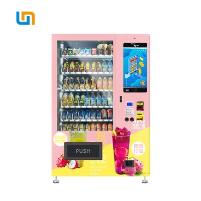 China Intelligent Credit Card Milk Drinks Orange Juice Vending Machine With Touch Screen,  Popular Touch Screen Vending,Micron for sale