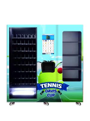 China 21,5 pulgadas de la pantalla de la pelota de tenis de canales ajustables de la máquina expendedora 10 en venta