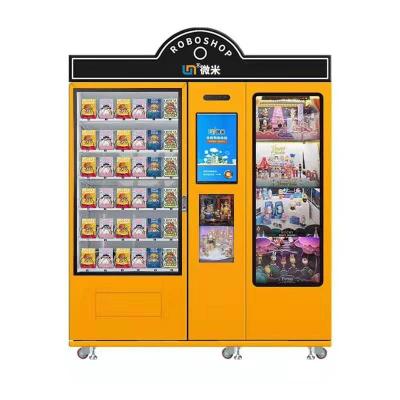 China Blind Box Vending Machine With Showroom Elevator And Direct Push Aisle Remote Control Touch Screen Middle Pick Up for sale