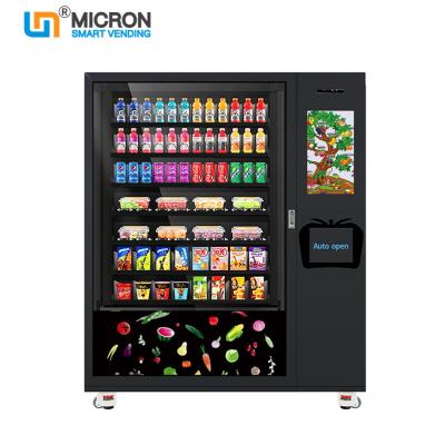 China Máquina de venda automática fria automatizada de Smart do mícron da loja da máquina de venda automática da soda do petisco da bebida à venda