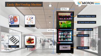 China Tela táctil Mini Blind Box Vending Machine de 21,5 polegadas com sala de exposições à venda