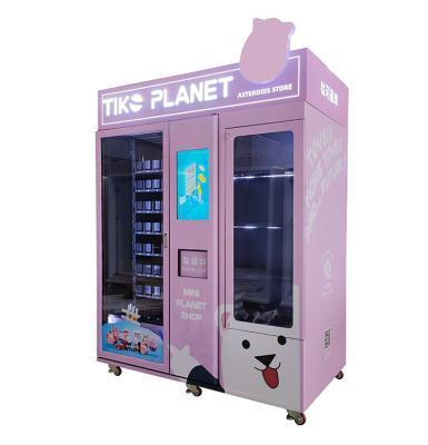 China 662 capacidade Lucky Box Toy Vending Machine com a porta de vidro moderada dobro à venda
