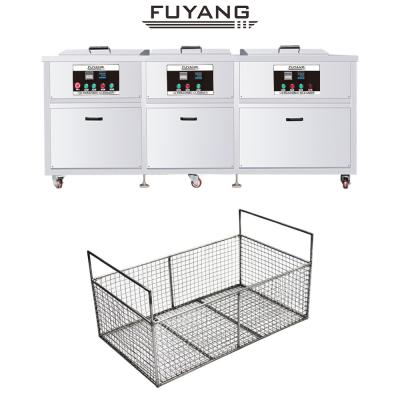 China Customized Size  Industrial Ultrasonic Cleaner Equipment Multi Tank SUS304 360L for sale