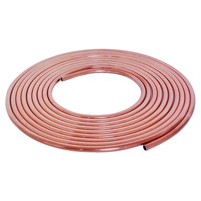 China C1100 C12200 1/4'' 3/8'' 1/2'' 3/4'' 15meters/Coil Copper Pancake Coil Copper Pipes For Air Conditioner for sale