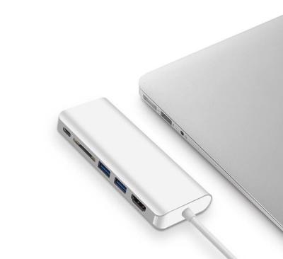 China USB Type C Adapter Hub with USB 3.0 Ports for New MacBook Pro 2016 New MacBook with Type C Plug for sale