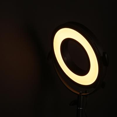 중국 듀얼 컬러 LED 링 라이트 비디오 LED 사진 조명 키트 금속 소재 판매용