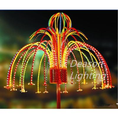 China New Year's decoration Fireworks Light Christmas big landscape street Light for Holiday lighting for sale