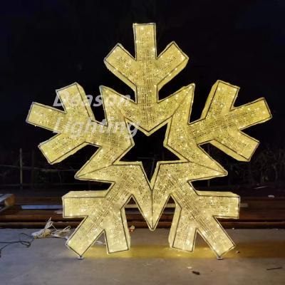 China Giant snowflake led light for sale