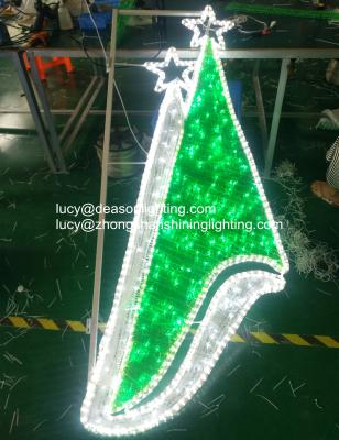 China luces de diseño exterior de farola de Navidad en venta